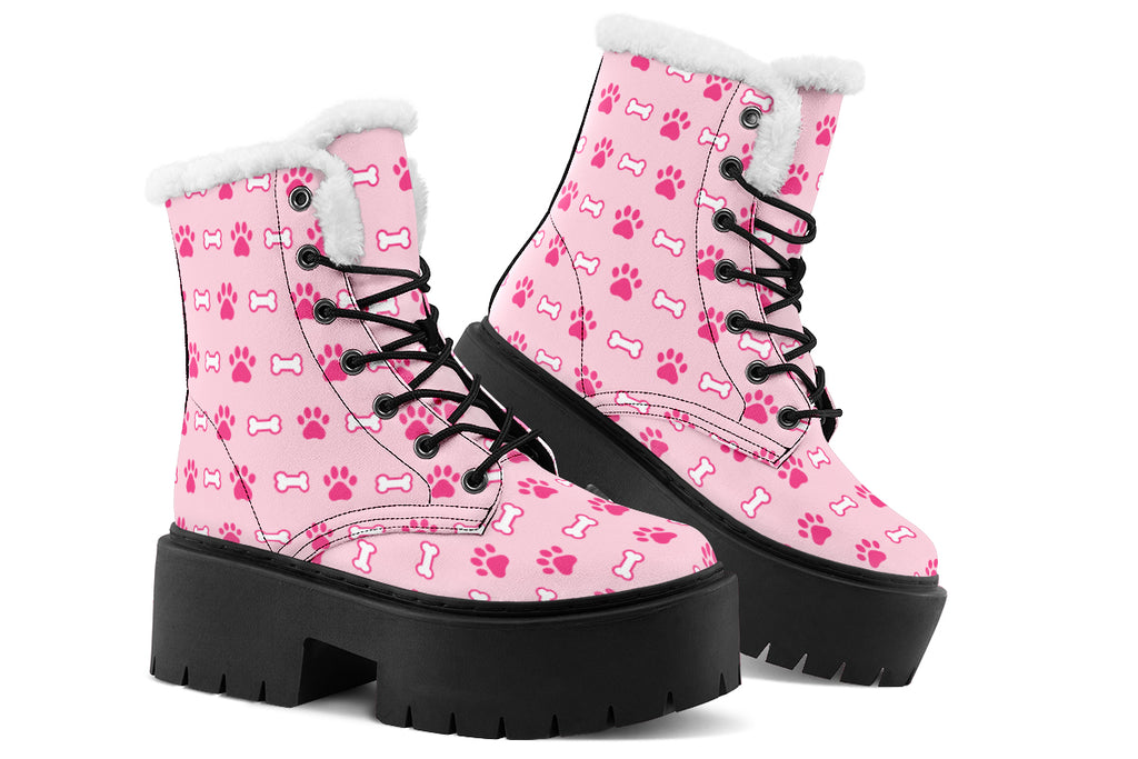 Pink Paws and Bones