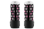 Pink and Black Flowers