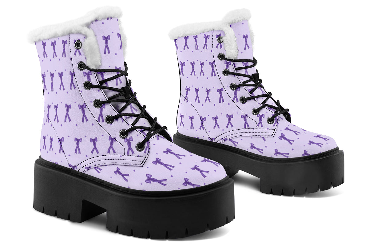 Purple Bows