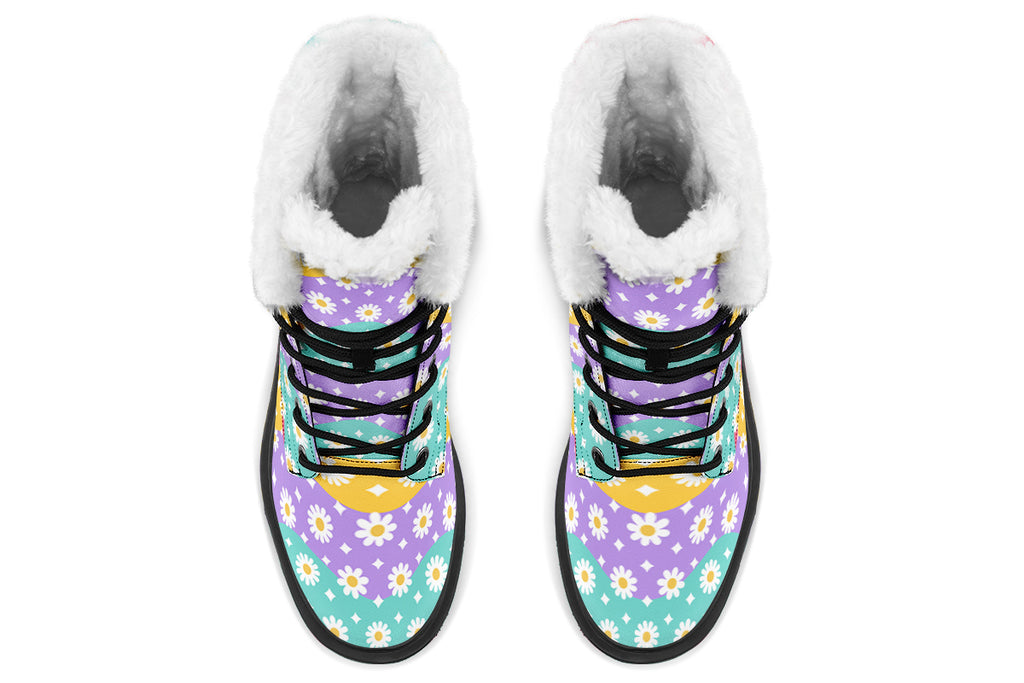 Rainbow Wave Daisies