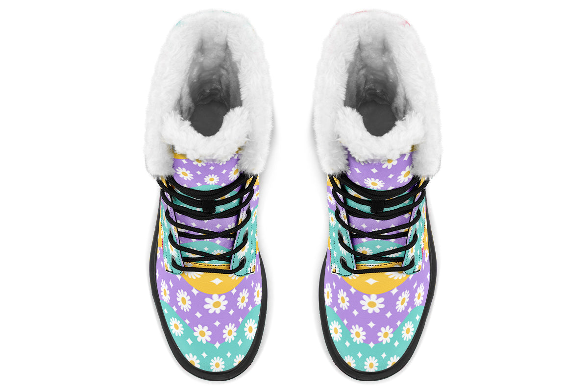 Rainbow Wave Daisies