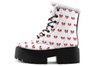 Ribbon Red on White