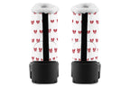 Ribbon Red on White