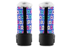 Royal Blue Retro Daisies