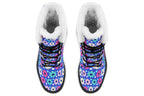 Royal Blue Retro Daisies