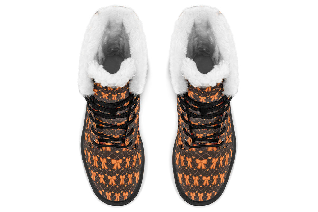 Tangerine Bows on Cocoa