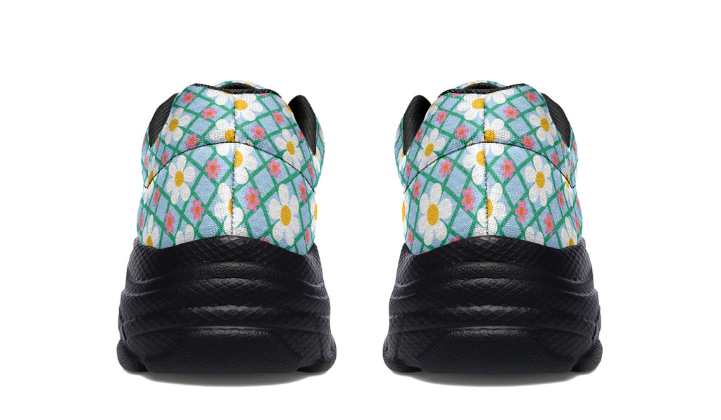 Blue Daisy Lattice
