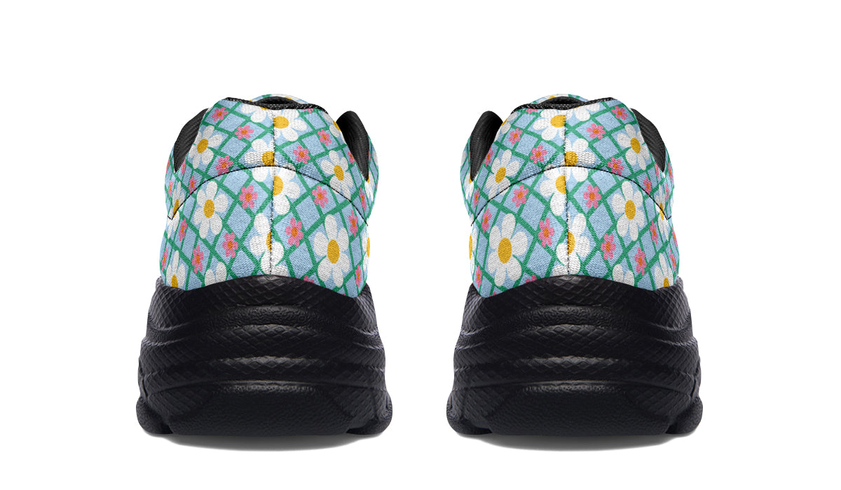 Blue Daisy Lattice