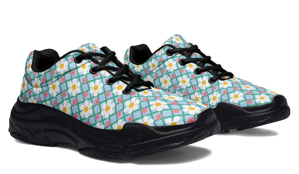 Blue Daisy Lattice