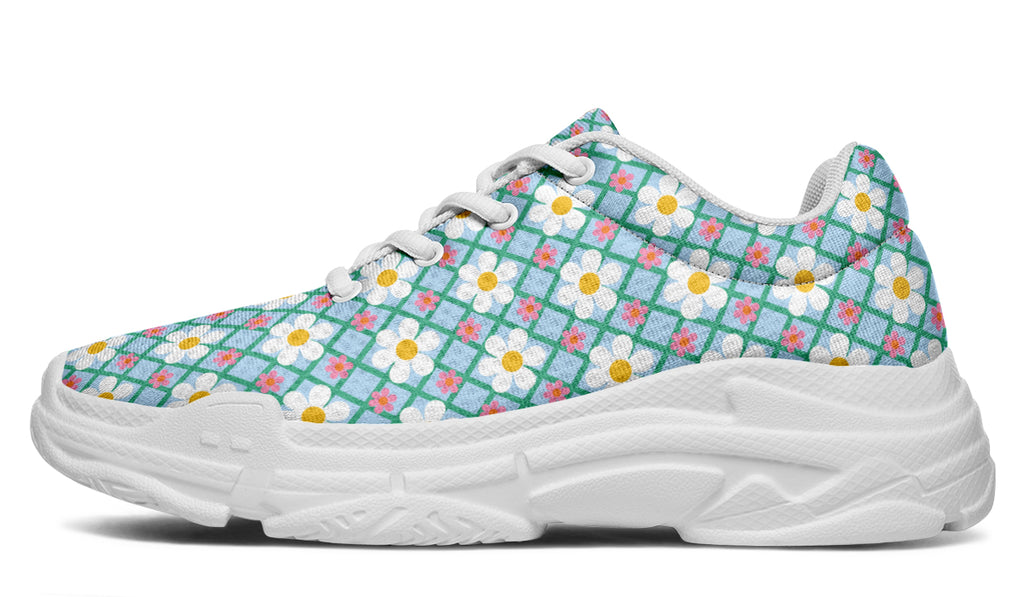 Blue Daisy Lattice