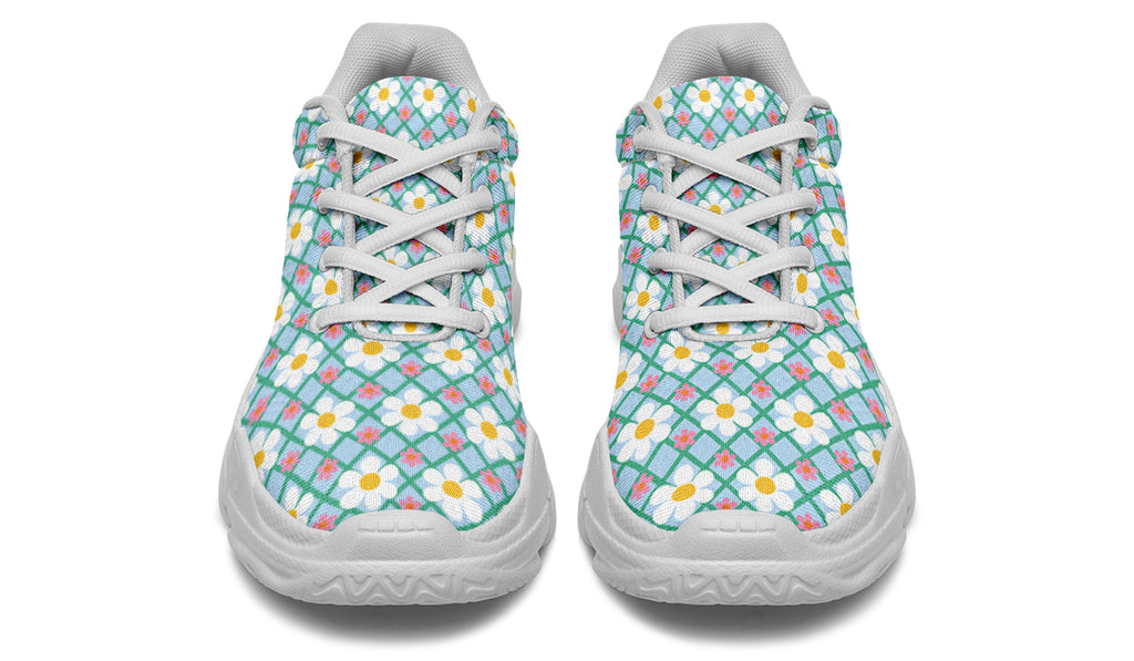 Blue Daisy Lattice
