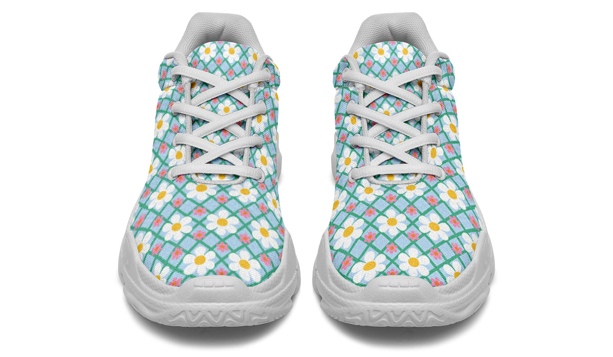 Blue Daisy Lattice