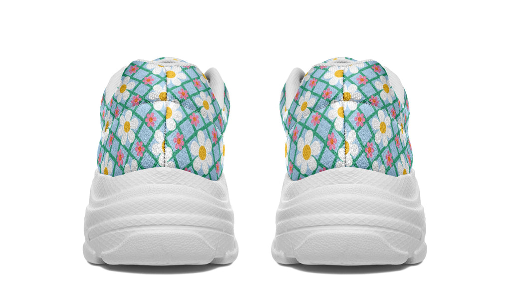Blue Daisy Lattice