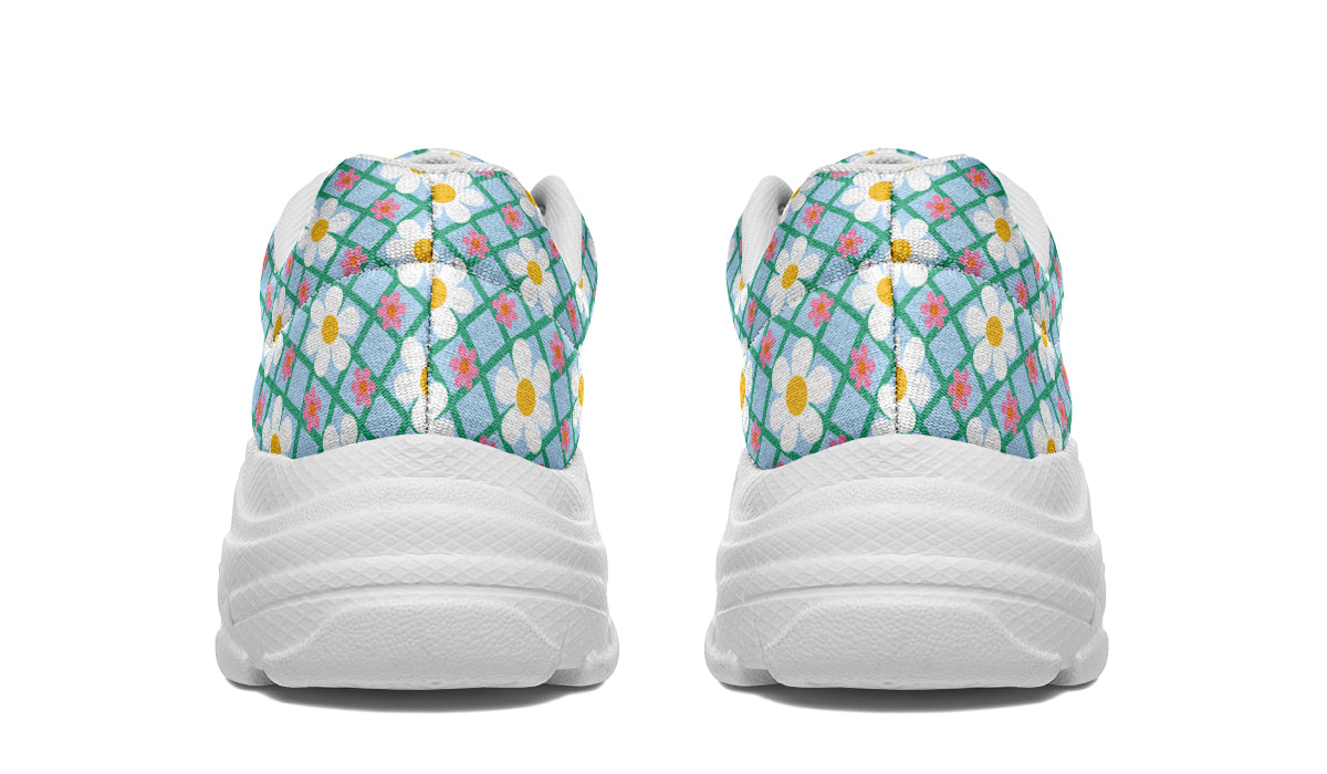 Blue Daisy Lattice
