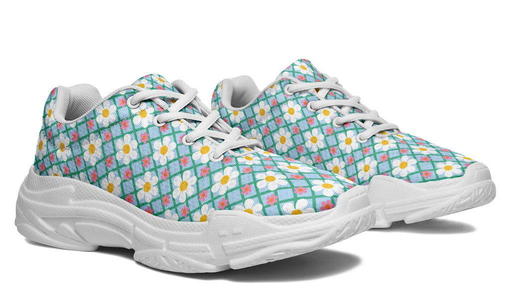 Blue Daisy Lattice