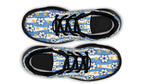 Blue Daisy Stripe