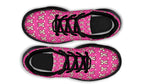 Cream Bows on Hot Pink