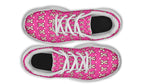 Cream Bows on Hot Pink