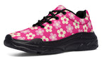 Cream Flowers On Hot Pink