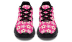 Cream Flowers On Hot Pink