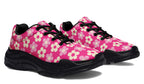 Cream Flowers On Hot Pink