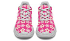 Cream Flowers On Hot Pink