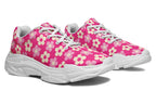 Cream Flowers On Hot Pink