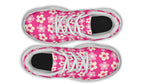 Cream Flowers On Hot Pink