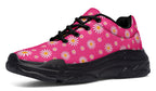 Daisies on Hot Pink