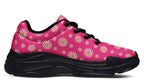 Daisies on Hot Pink