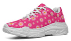 Daisies on Hot Pink
