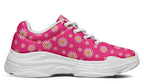 Daisies on Hot Pink