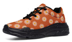 Daisies on Orange