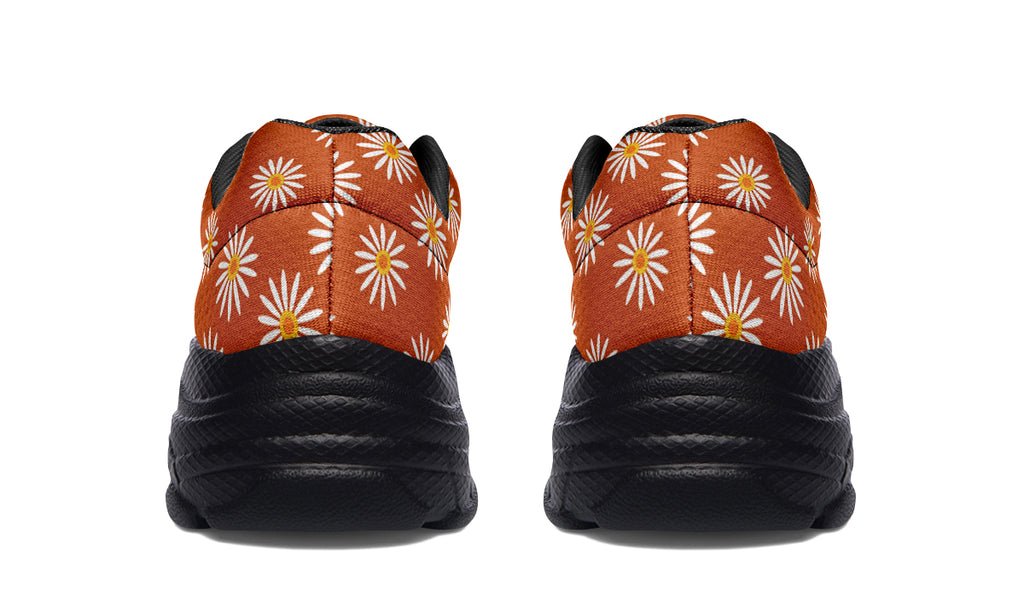 Daisies on Orange