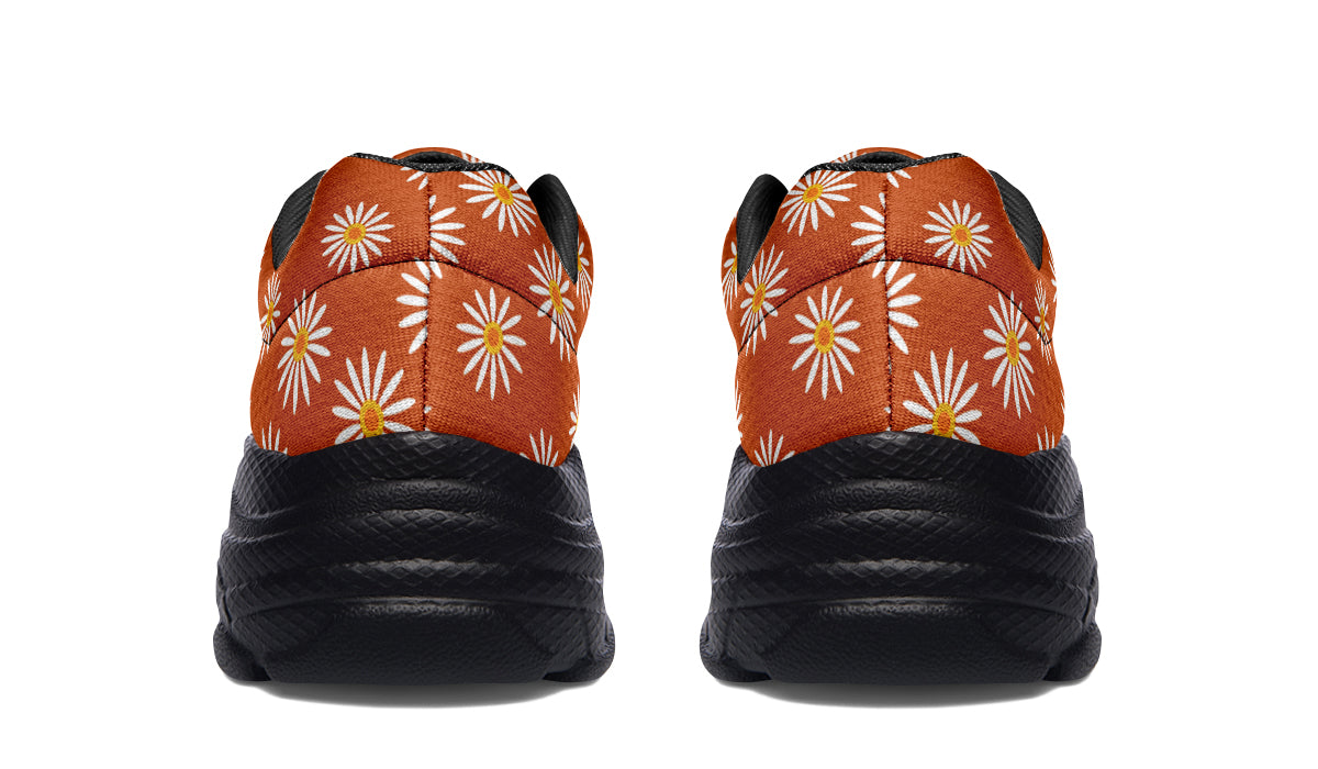 Daisies on Orange