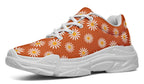 Daisies on Orange