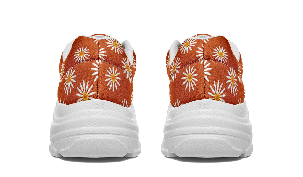 Daisies on Orange