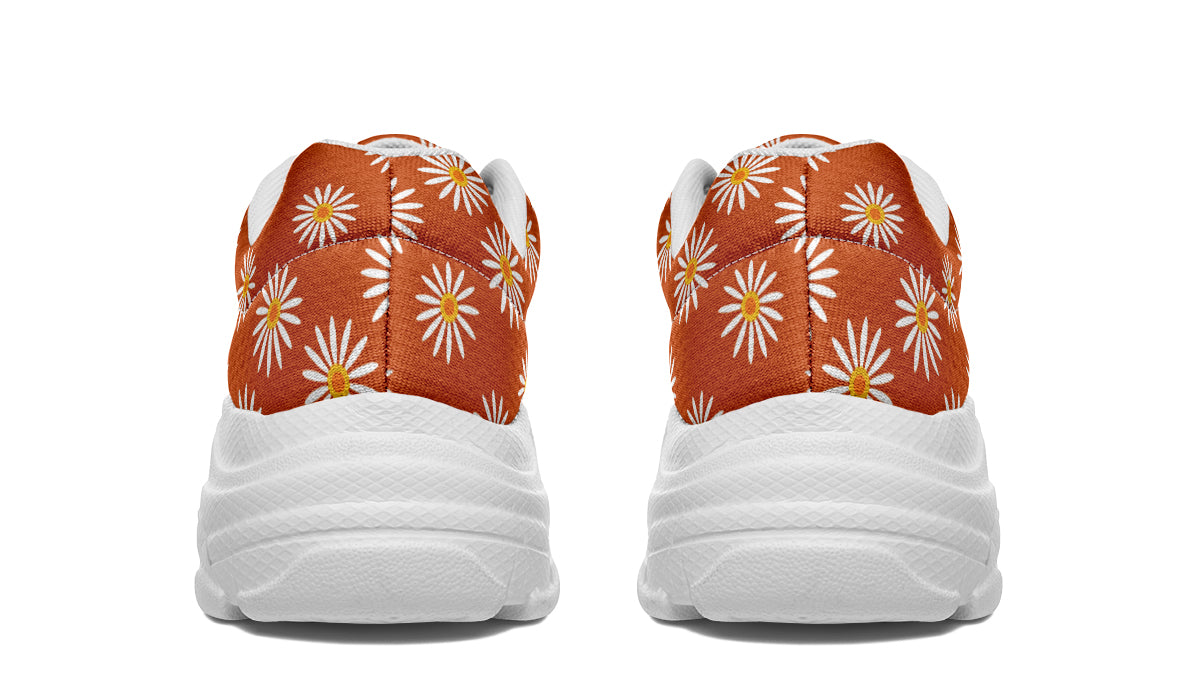 Daisies on Orange