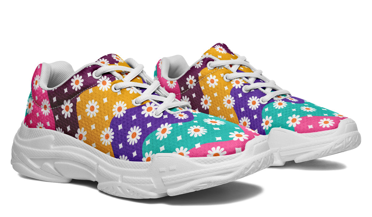 Electric Wave Daisies