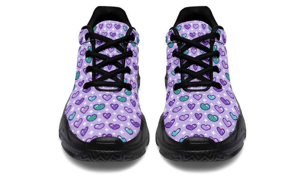 Glitter Hearts