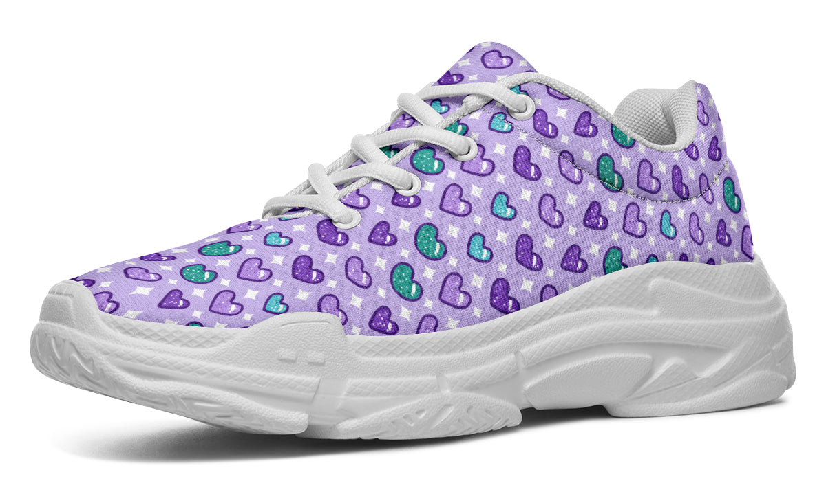 Glitter Hearts