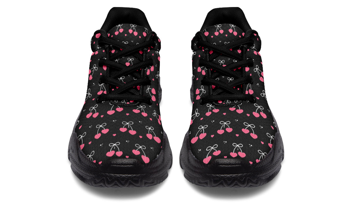 Heart Bows on Black