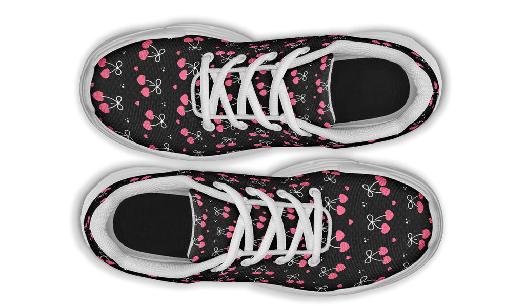 Heart Bows on Black