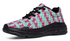 Hot Pink Bows on Mint