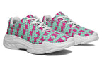 Hot Pink Bows on Mint