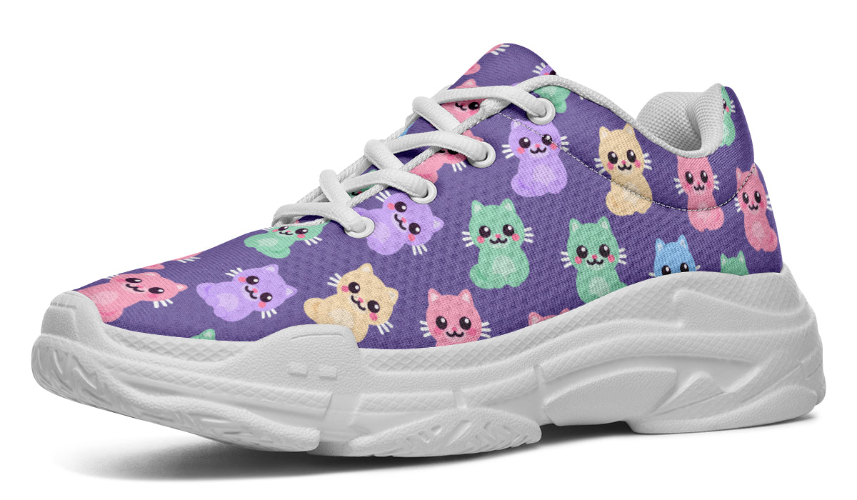 Pastel Cat Stack