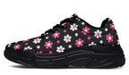 Pink And Black Flowers