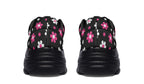 Pink And Black Flowers