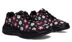 Pink And Black Flowers