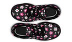 Pink And Black Flowers